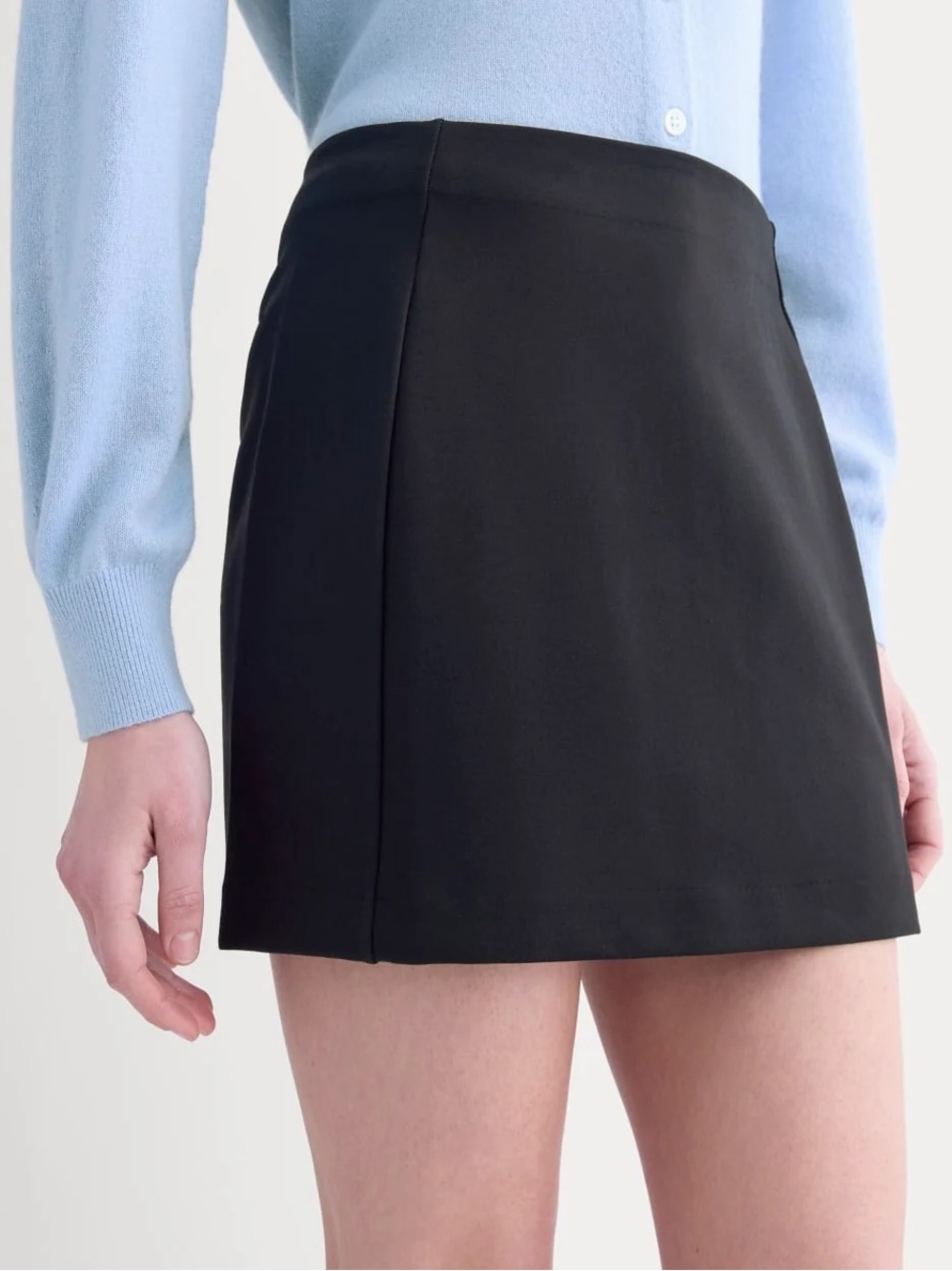 Everlane navy skirt
